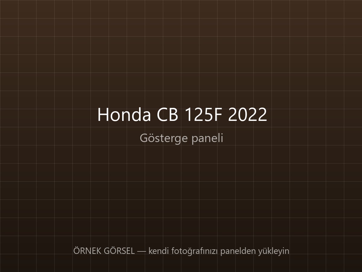 Honda CB 125F 2022 Model — 8.400 km, Hatasız